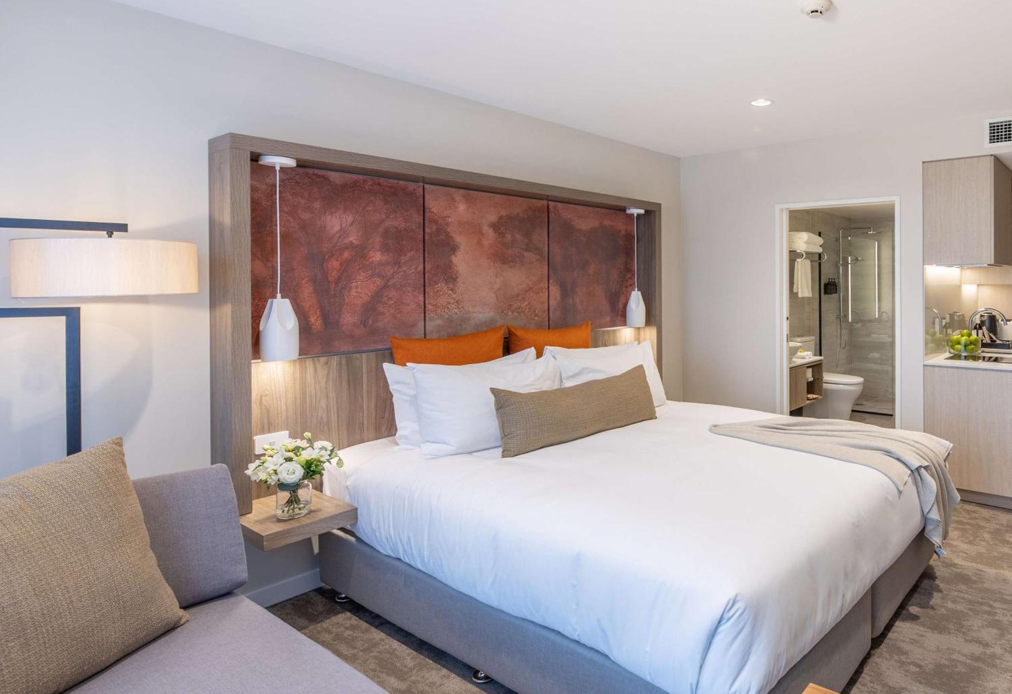 ซูดิมา ไครสต์เชิร์ช ซิตี้ Hotel ภายนอก รูปภาพ A bedroom at the hotel