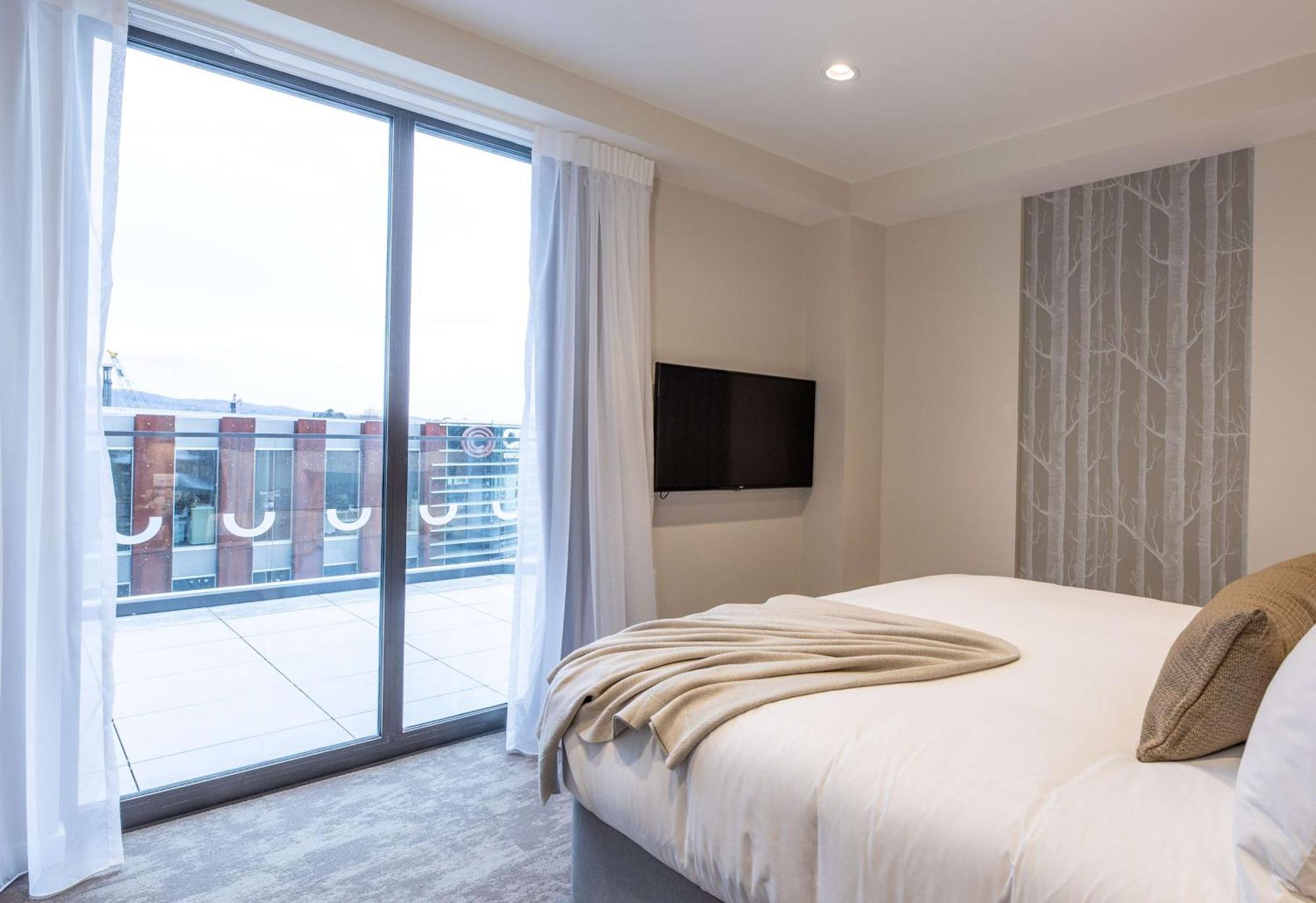 ซูดิมา ไครสต์เชิร์ช ซิตี้ Hotel ภายนอก รูปภาพ A bedroom at the hotel